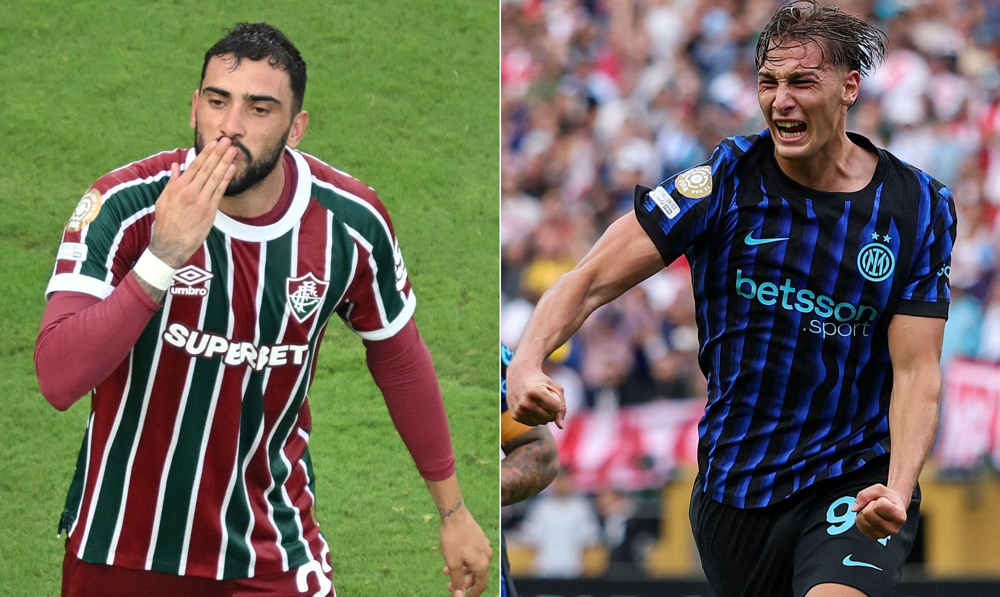 Inter de Milão e Fluminense se enfrentam em duelo histórico no Mundial de Clubes. Reprodução: O Globo