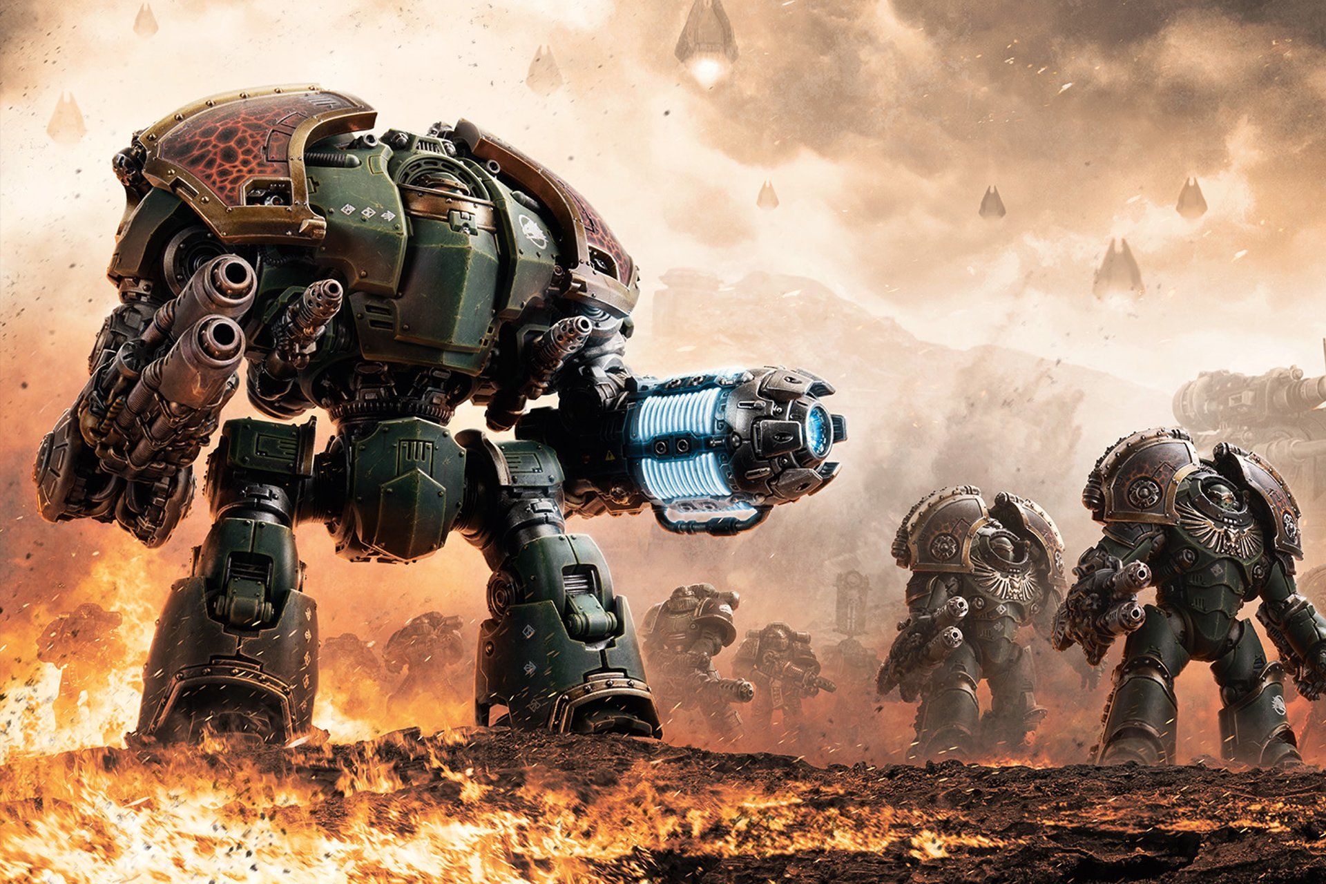 Nova edição de 'Warhammer 40K' permite interpretações variadas sobre a criação de Space Marines. Legenda da imagem. Reprodução: Gizmodo