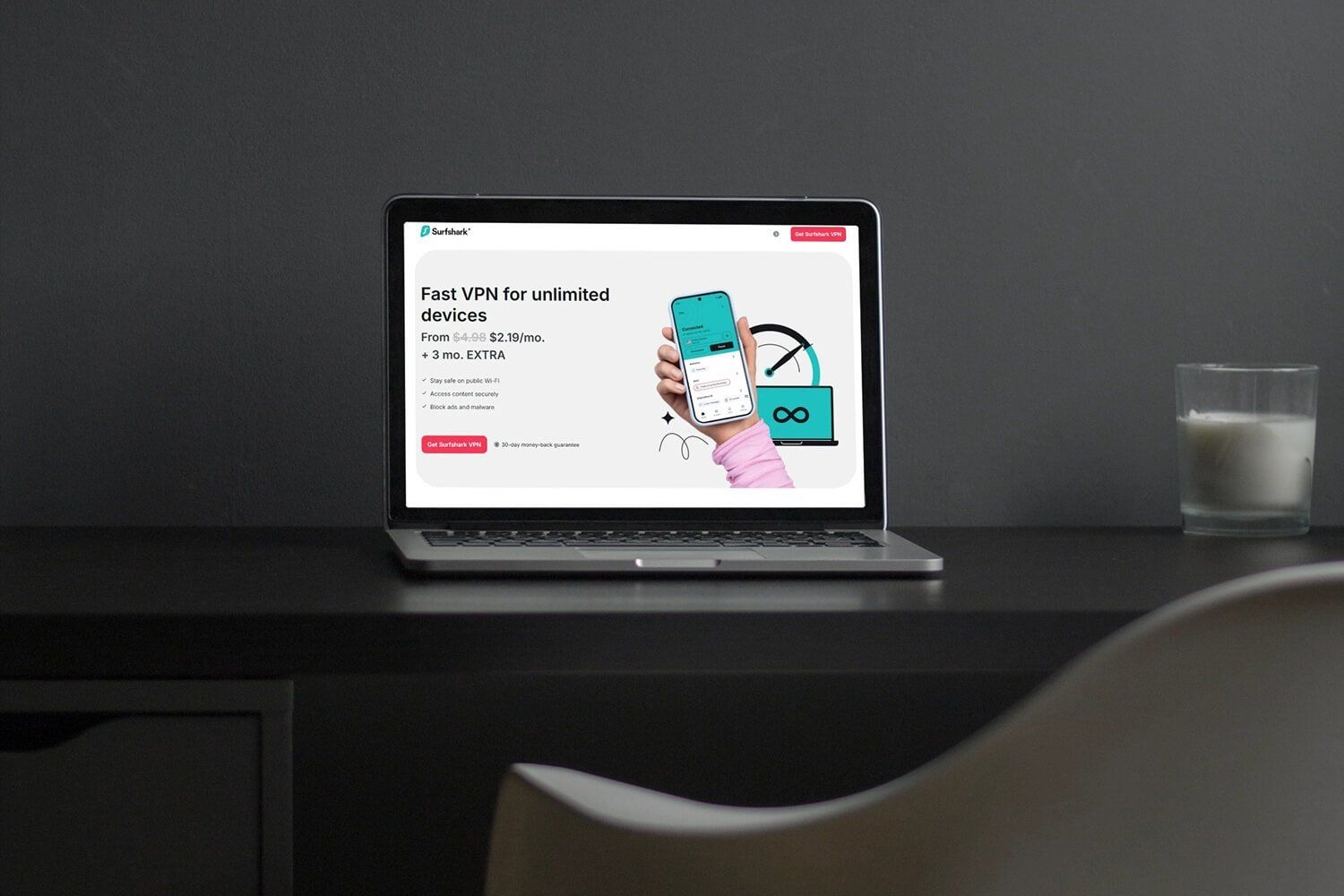 Surfshark oferece promoção imperdível em VPN e proteção antivírus. Reprodução: Gizmodo