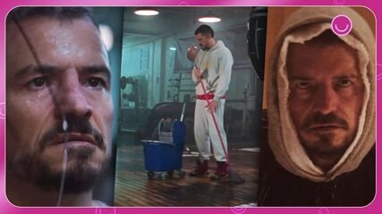 Orlando Bloom revela os desafios de sua transformação para o filme 'The Cut'. Reprodução: Globo