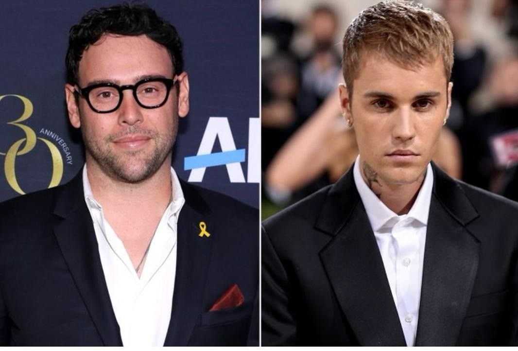 Justin Bieber lança novo álbum após acordo de US$ 31,5 milhões com ex-empresário Scooter Braun. Legenda da imagem. Reprodução: Globo
