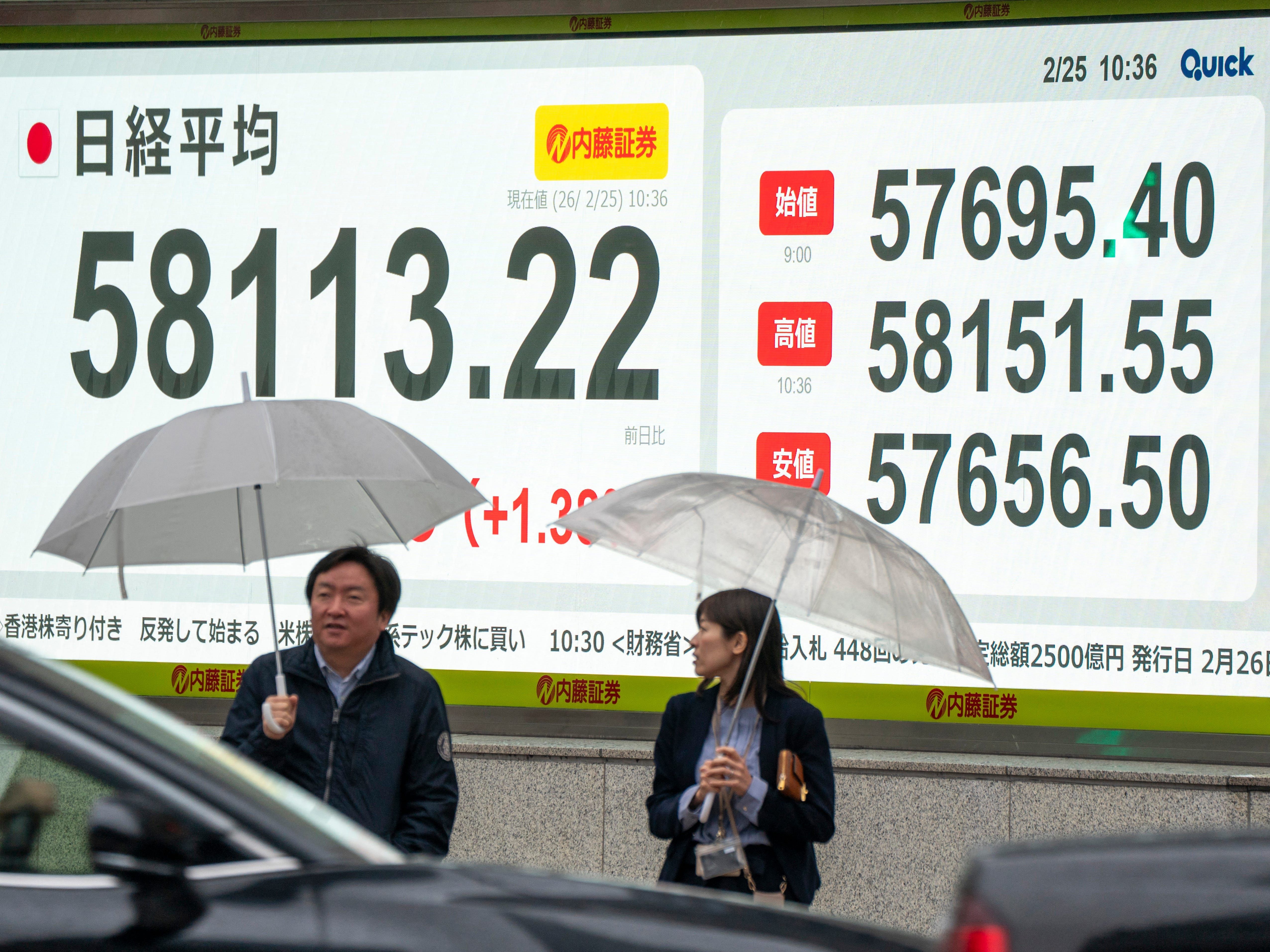 Mercado japonês continua em alta, afirma Goldman Sachs.. Reprodução: Businessinsider