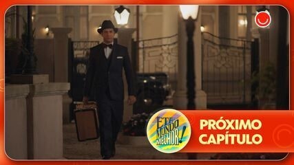 Celso se despede de Candinho e anuncia sua demissão em Êta Mundo Melhor!; Reprodução: Globo