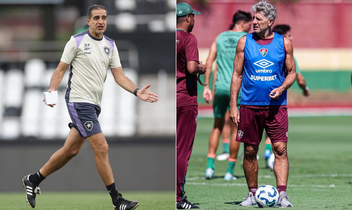 Treinadores de times rivais enfrentam momentos opostos na competição. Reprodução: Globo