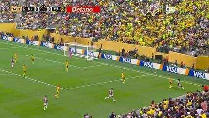 Fluminense empata sem gols contra o Borussia Dortmund na estreia da Copa do Mundo de Clubes. Reprodução: Globo