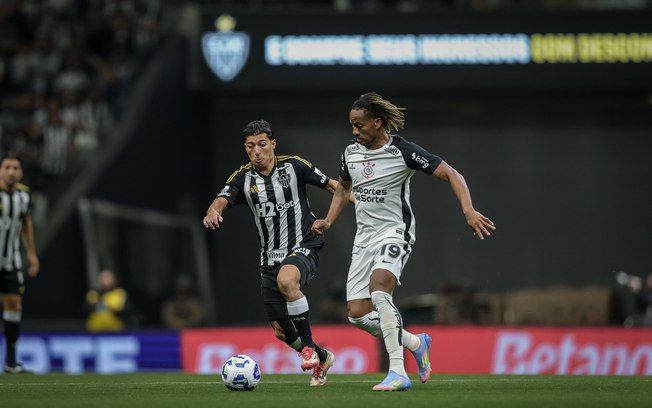 Corinthians e Atlético não saem do zero em partida pelo Brasileirão. Reprodução: iG