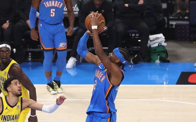 OKC vence Pacers e empata a série nas finais da NBA. Reprodução: ESPN