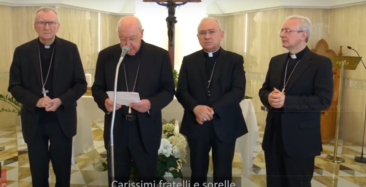 Papa Francisco em recuperação após internação devido a complicações respiratórias. Reprodução: Globo