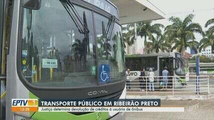 Justiça determina devolução de créditos de transporte público a usuária em Ribeirão Preto. Reprodução: Érico Andrade/g1