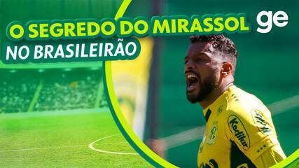 Mirassol apresenta uniforme comemorativo inspirado na seleção de 1970 para estreia no Maracanã.; Reprodução: Globo