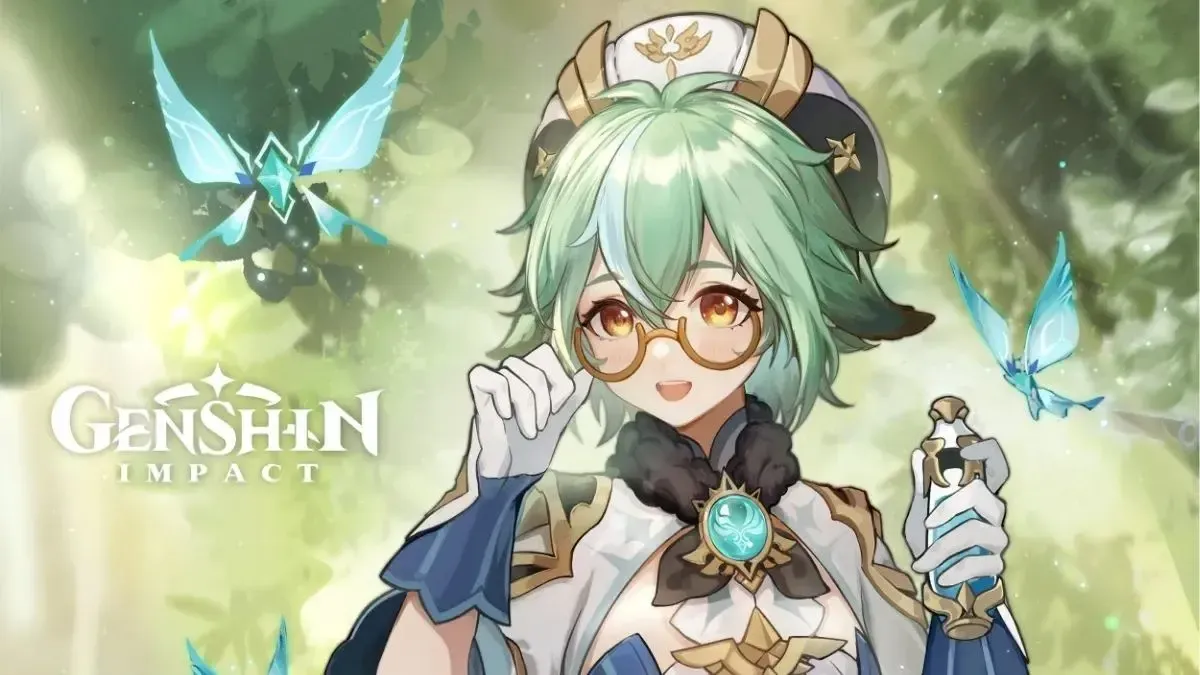 Atualização de Genshin Impact traz nova dubladora para Sucrose na versão 5.8; Legenda da imagem. Reprodução: GosuGamers.