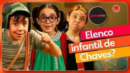 Personagens de Chaves em versões simuladas como crianças reais, trazem nostalgia ao Globoplay.; Reprodução: Globo