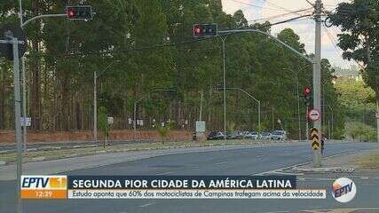 Motorista se apresentou após acidente que deixou um morto e um ferido em Campinas.; Reprodução: Globo