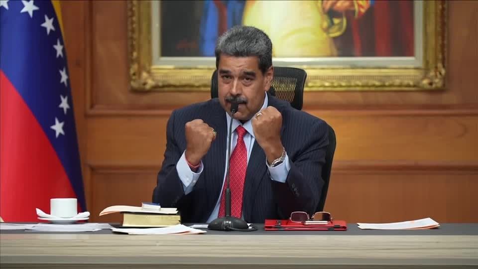 EUA aumentam recompensa para US$ 50 milhões por informações sobre Nicolás Maduro. Legenda da imagem. Reprodução: Globo