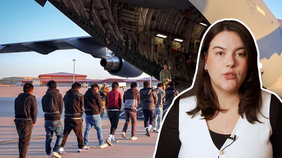 Críticas aos voos de deportados dos EUA em 2025