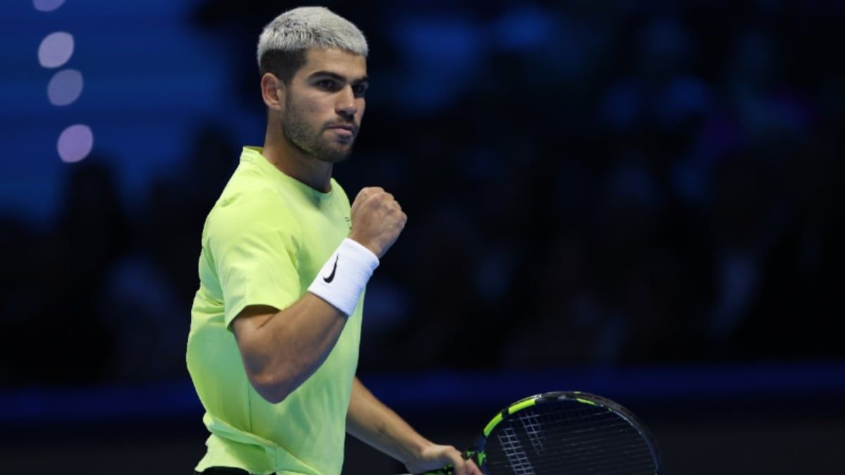 Alcaraz enfrenta Djokovic na final do Australian Open. Reprodução: Elpais