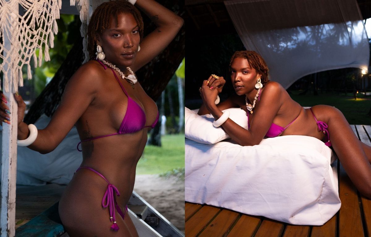 Majur exibe nova silhueta após perder 17kg, do manequim 46 para 40.. Reprodução: Gshow