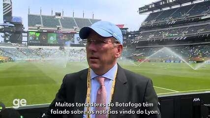 John Textor renuncia à presidência do Lyon e foca no Botafogo.; Reprodução: Globo