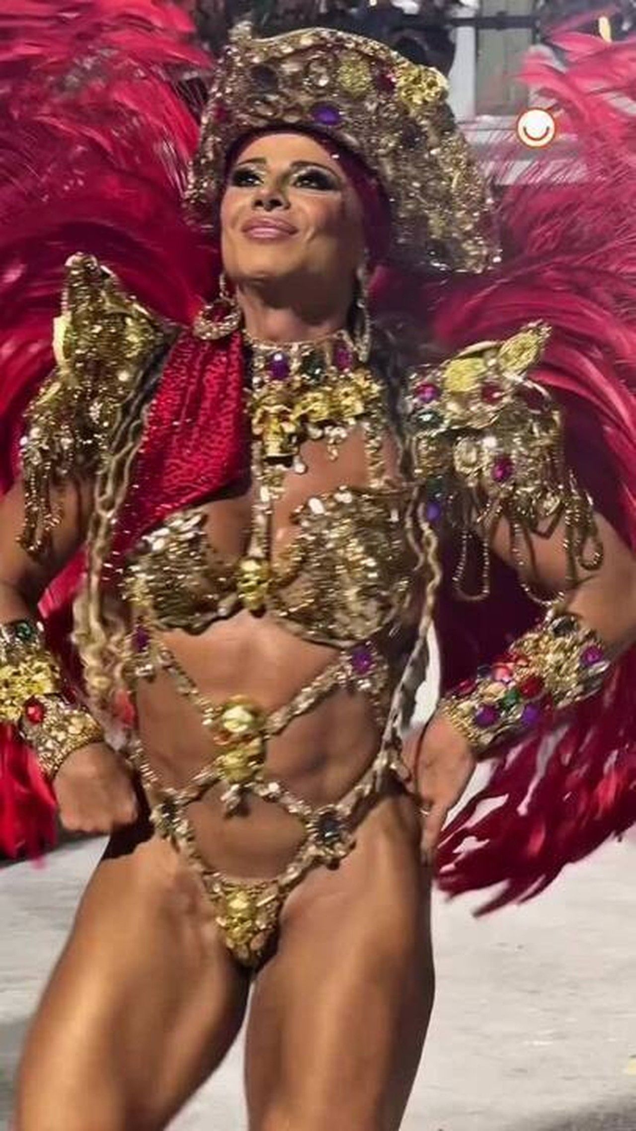 [Look de Viviane Araujo é eleito o melhor entre as Rainhas do Rio]. Reprodução: Gshow