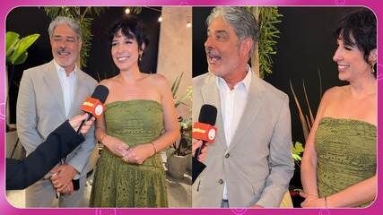 William Bonner tieta famosos durante a gravação da Mensagem de Fim de Ano da Globo. Reprodução: Retorno do item 11