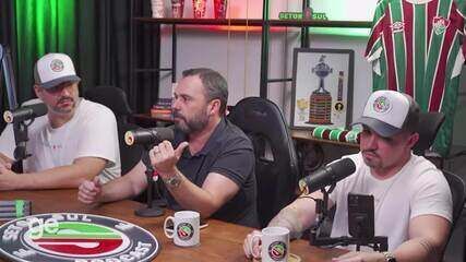 Mário Bittencourt, presidente do Fluminense, fala sobre tentativas de trazer Neymar e CR7. Reprodução: Globo