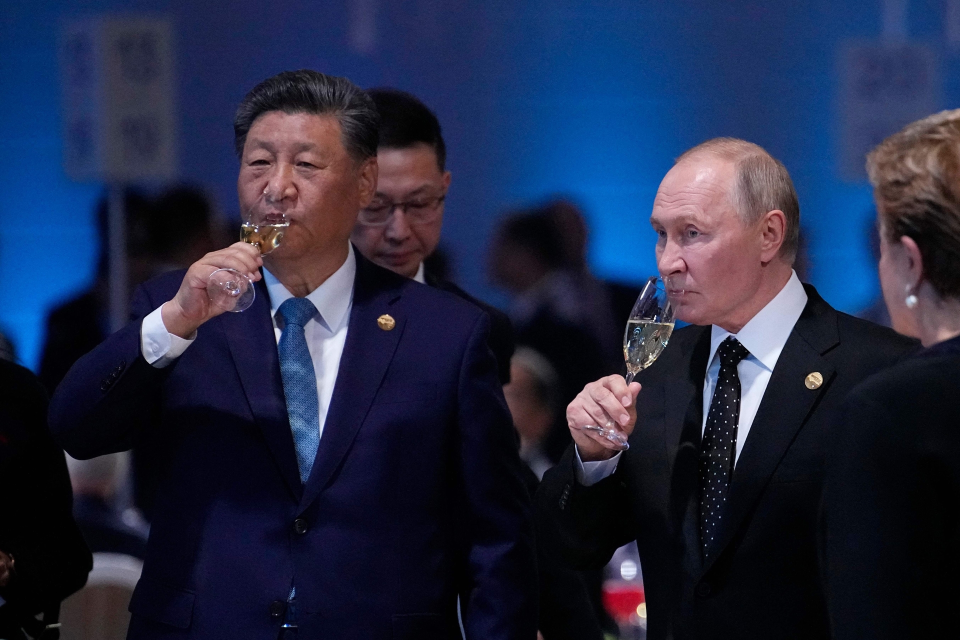 Putin e Xi Jinping serão representados na Cúpula do Brics por videoconferência e pelo primeiro-ministro Li Qiang.; Legenda da imagem. Reprodução: Globo