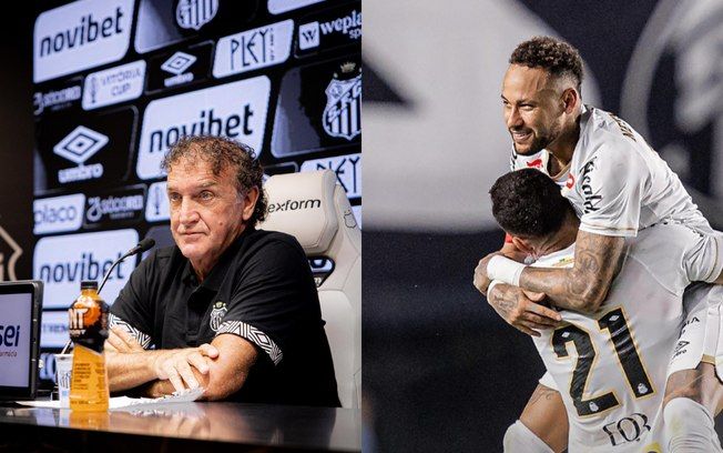 [Cuca revela motivo da ausência de Neymar contra o Bahia]. Reprodução: Esporte