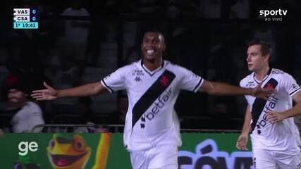Vasco garante classificação após vitória de 3 a 1 sobre o CSA na Copa do Brasil; Reprodução: Globo