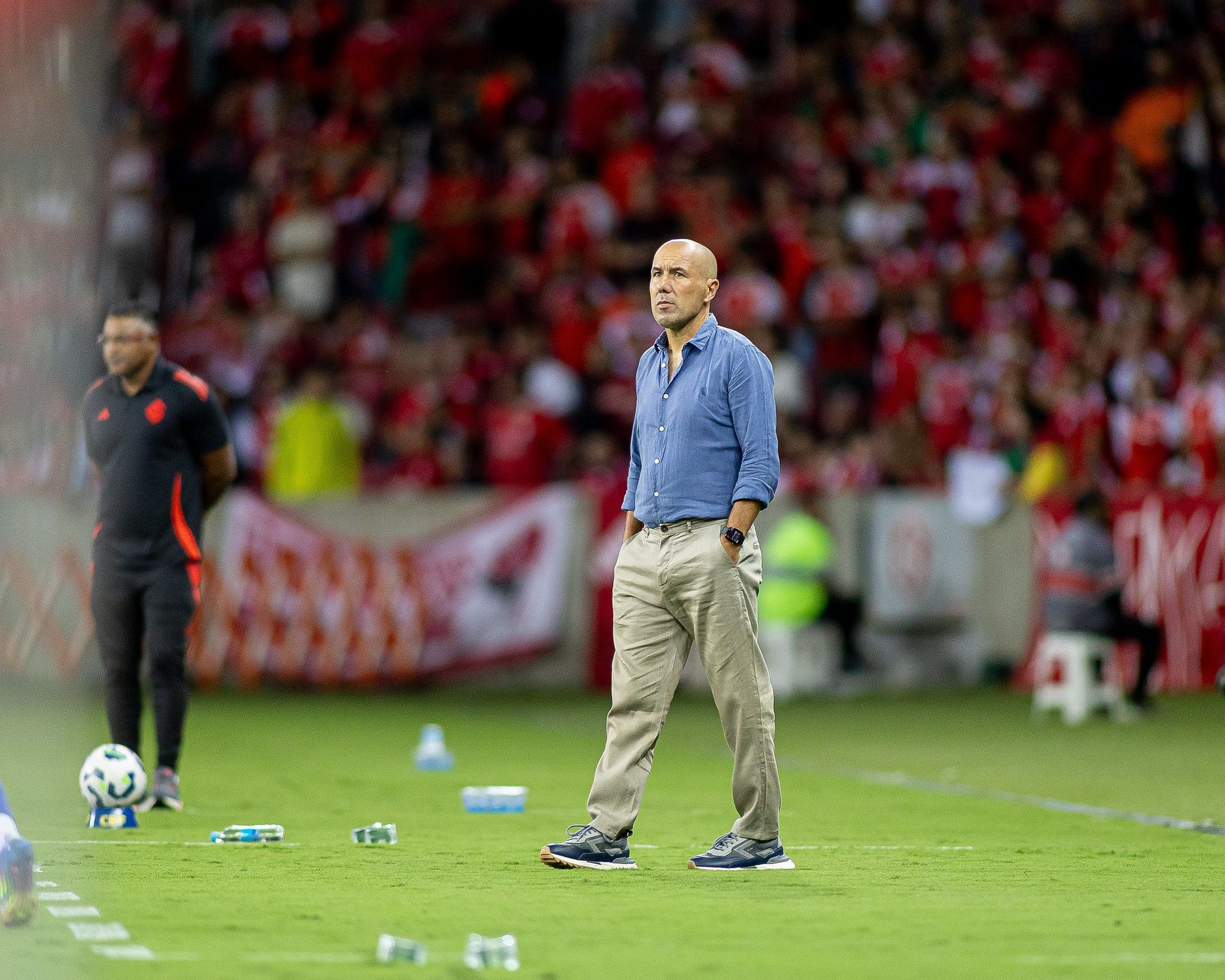 Time é superado pelo Inter em partida cheia de falhas e sem resistência. Reprodução: Globo