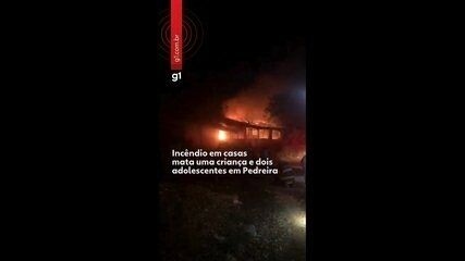 Incêndio em Pedreira deixa três crianças mortas e cinco feridos; famílias recebem apoio da prefeitura. Reprodução: Retorno do item 11