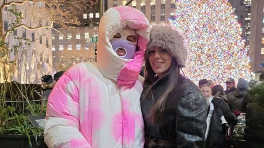 Neymar disfarçado em Nova York para driblar fãs. Reprodução: Esporte