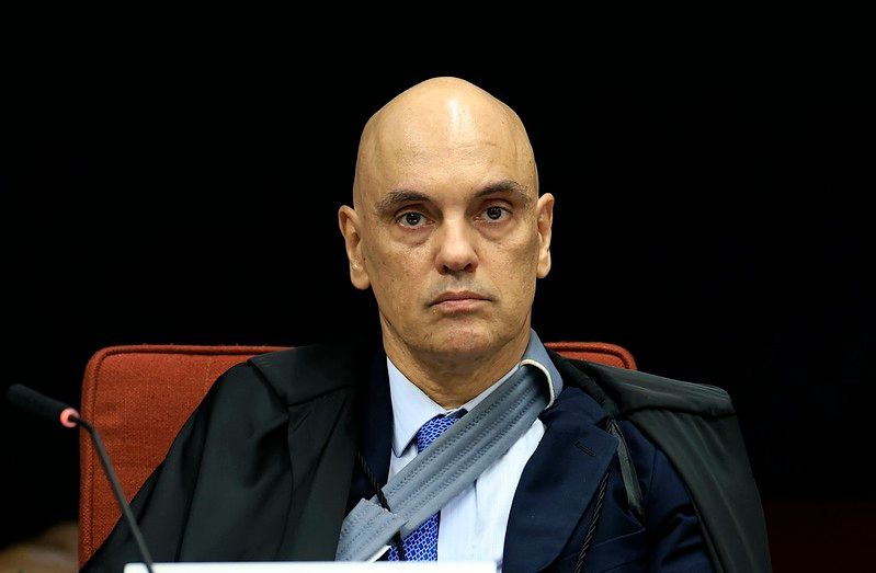 Ministros do STF discutem sanções dos EUA a Alexandre de Moraes. Reprodução: Globo
