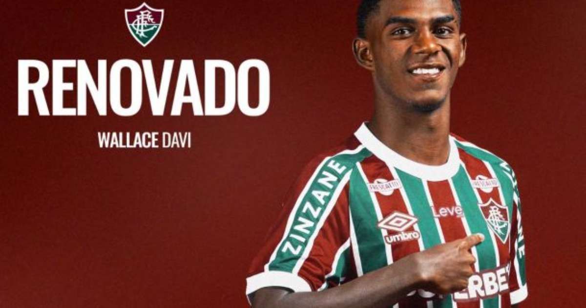 Fluminense renova contrato do jovem Wallace Davi até 2029