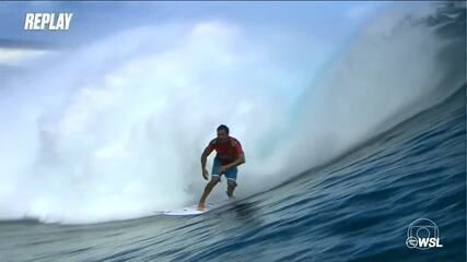 Ítalo Ferreira e Yago Dora representam o Brasil nas Finais da Liga Mundial de Surfe. Reprodução: Globo