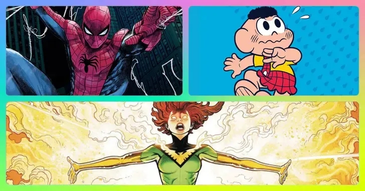 Personagens dos quadrinhos mostram sua habilidade no futebol durante a Copa do Mundo de Clubes Fifa. Legenda da imagem. Reprodução: Legião dos Heróis