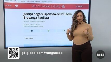 Confusão na Câmara de Bragança Paulista durante discussão sobre reajuste do IPTU.; Reprodução: Globo