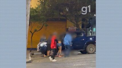 Suspeitos são detidos após espancamento e atropelamento de homem em festa em Bom Jesus dos Perdões; Reprodução: Globo