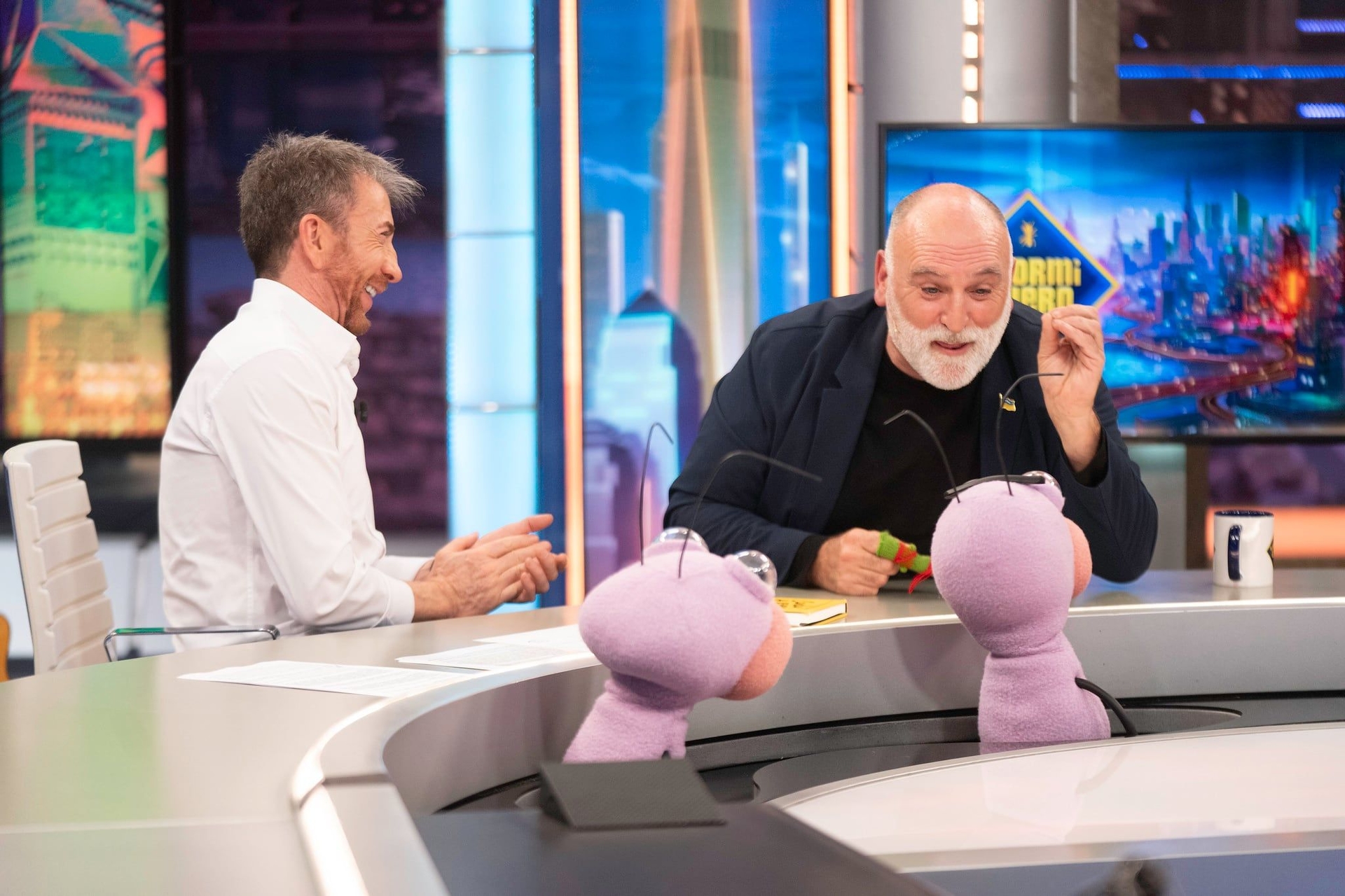 [José Andrés ironiza sobre a dana e Gaza no El Hormiguero: 'Mas isso não é um programa de comédia?']. Reprodução: Elpais