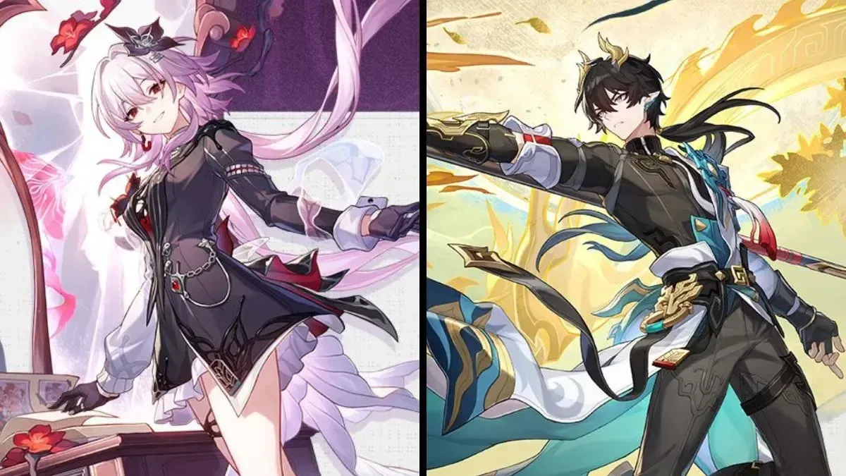 Evernight March 7th e Dan Heng • Permansor Terrae são os novos personagens de Honkai: Star Rail. Reprodução: GosuGamers