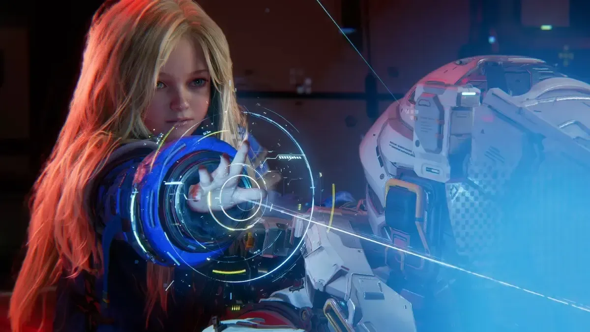 O jogo Pragmata é oficialmente confirmado para PlayStation 5 com lançamento previsto para 2026. Reprodução: GosuGamers