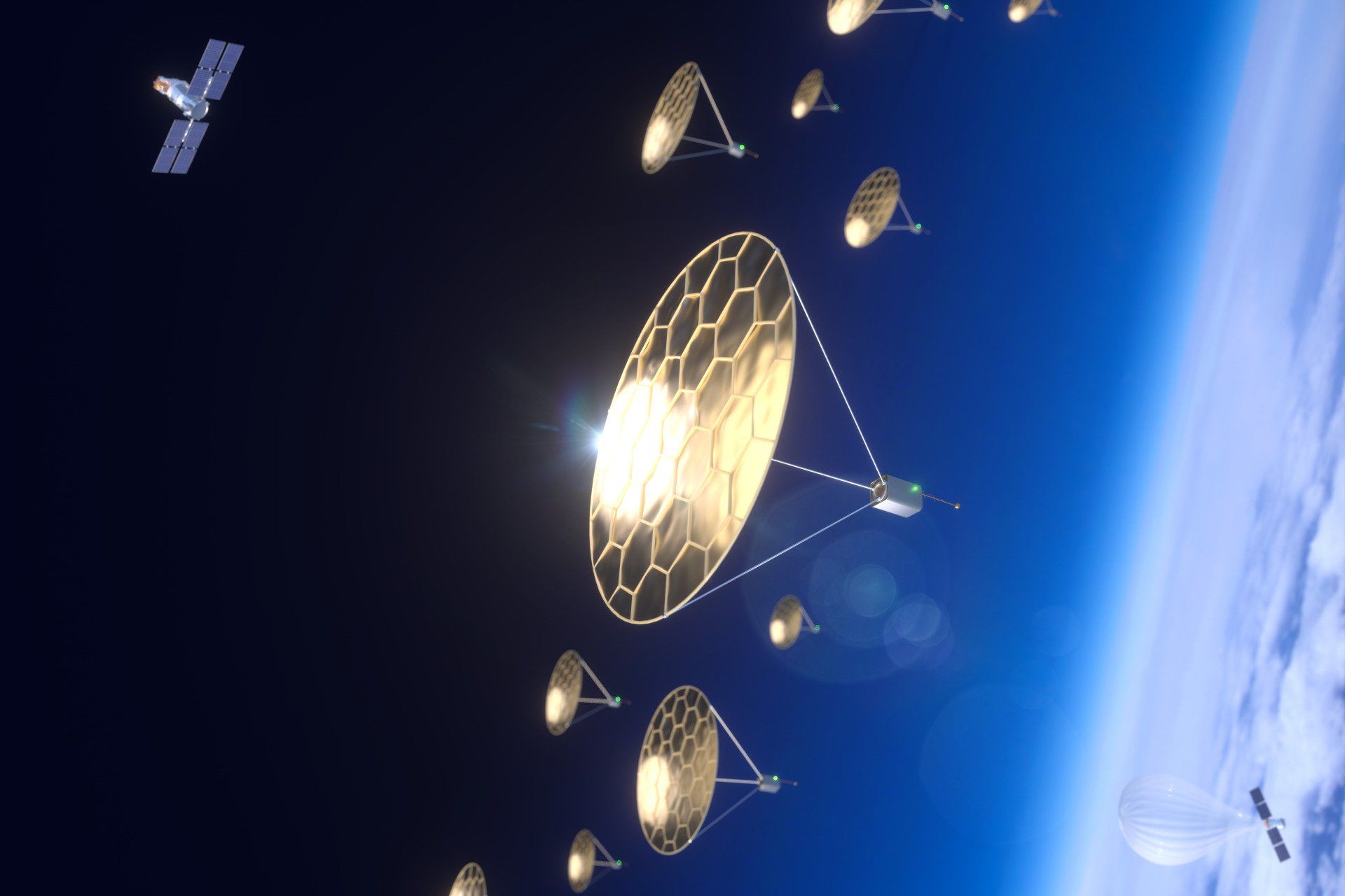 Dispositivo leve e compacto desenvolvido para explorar a atmosfera usando apenas luz solar.; Reprodução: Gizmodo