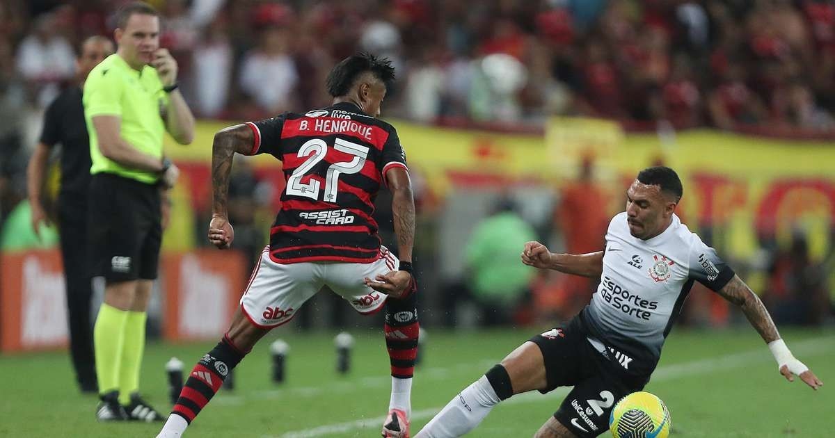 Flamengo e Corinthians se enfrentam pela primeira vez em 2025. Reprodução: Terra