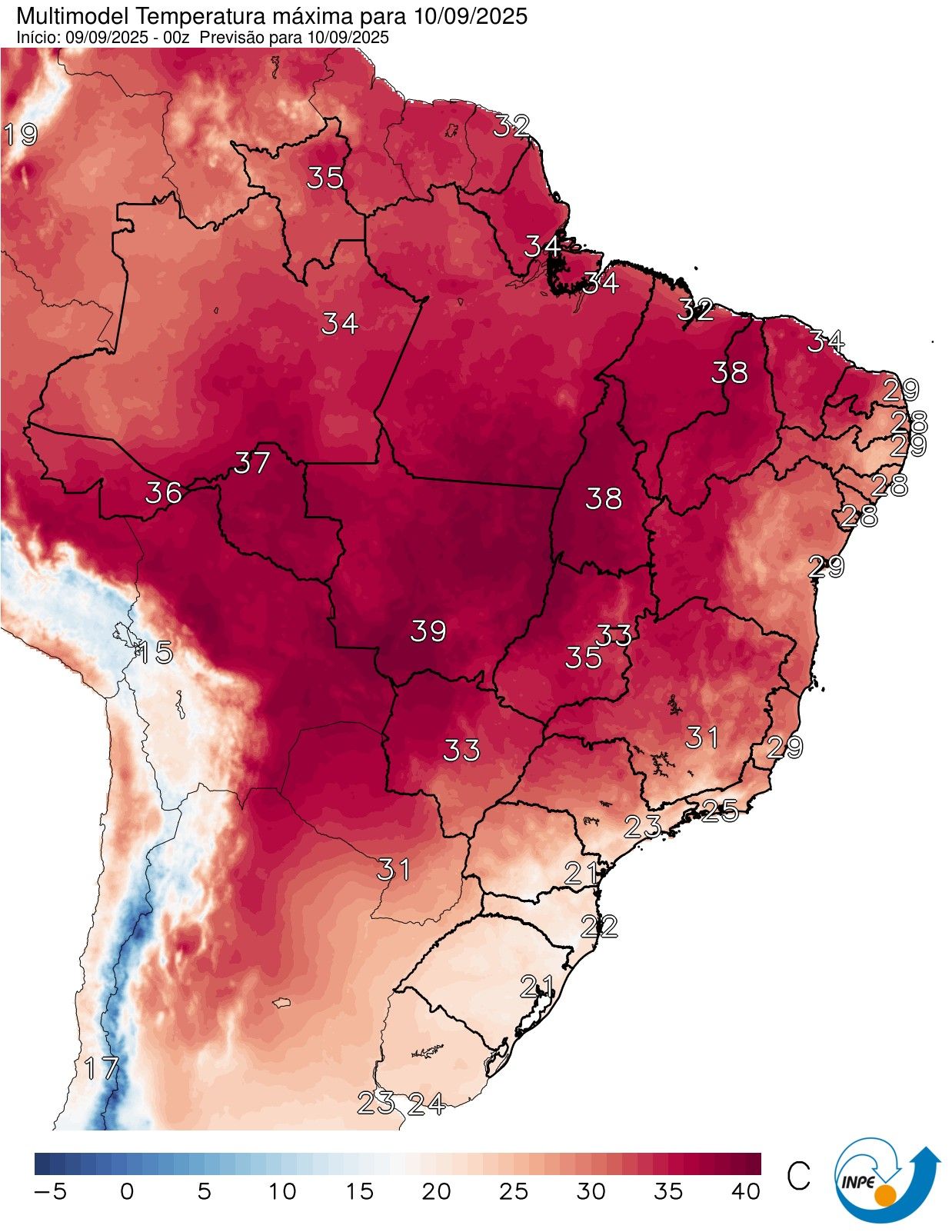 Frio intenso no Sul do Brasil; geada pode ocorrer em serras de RS, SC e PR. Reprodução: Retorno do item 11