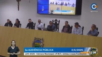 Prefeito de Taubaté sanciona projeção orçamentária de R$ 1,6 bilhão para 2026.; Reprodução: Globo