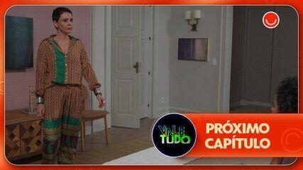 Celina confronta Maria de Fátima após descobrir mentiras na novela Vale Tudo.; Reprodução: Globo