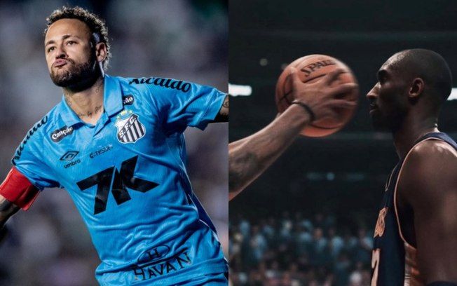 [Neymar eleva números após post sobre Kobe]. Reprodução: Esporte
