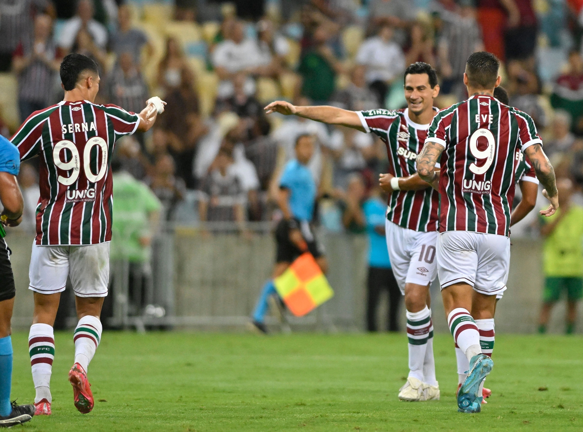 Time reserva impõe goleada ao San José, elevando o ânimo da torcida. Reprodução: Globo