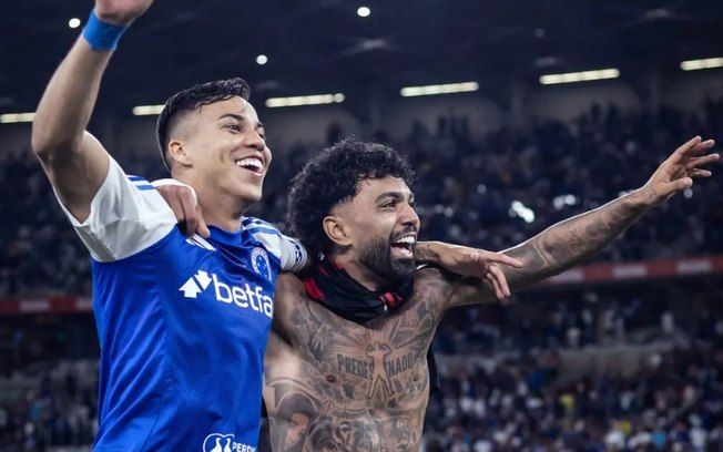 Kaio Jorge fala sobre a convivência com Gabigol no Cruzeiro.; Legenda da imagem. Reprodução: ESPN