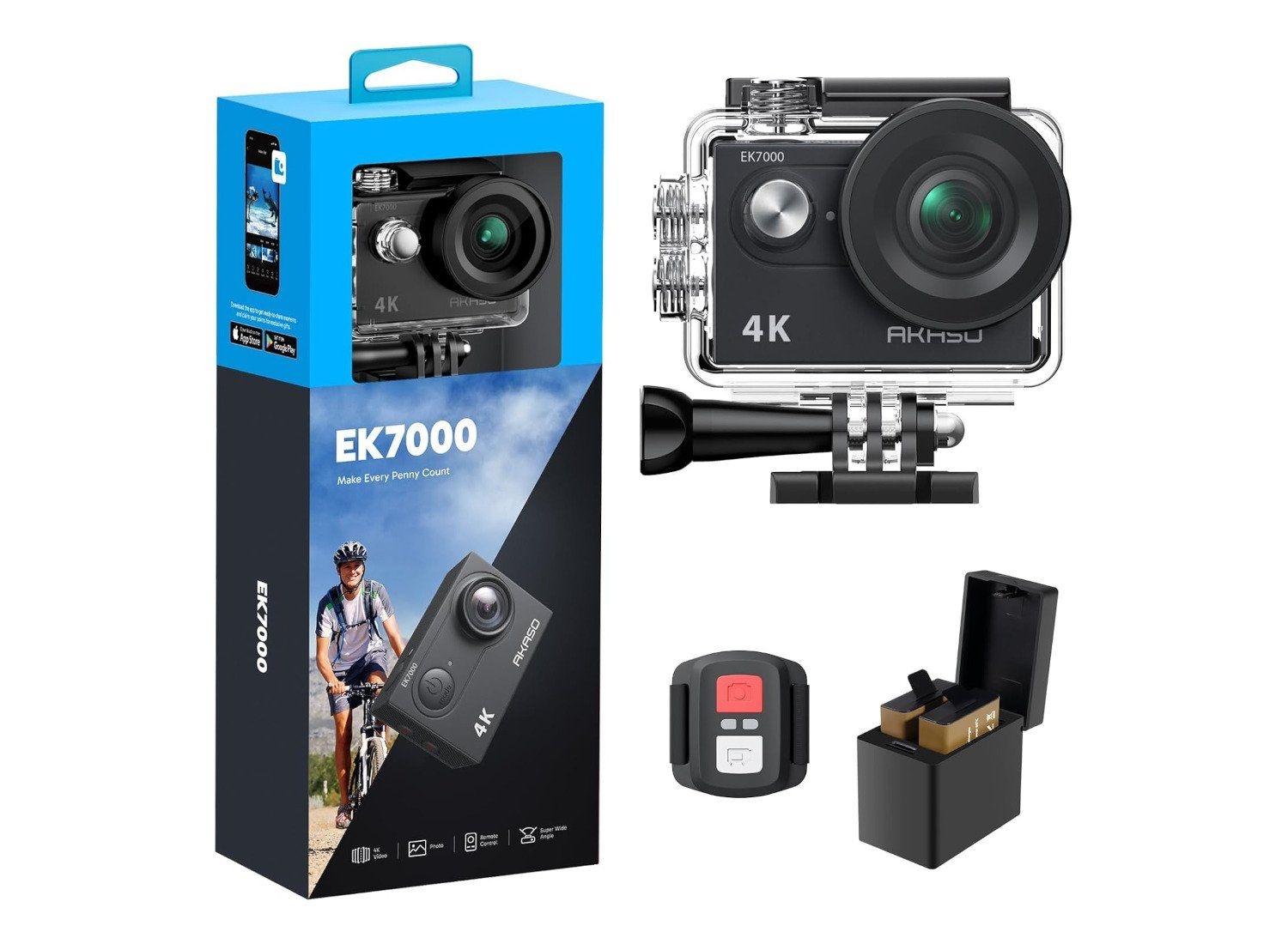 Aproveite 34% de desconto na nova câmera de ação para registrar todos os momentos.; Reprodução: Gizmodo