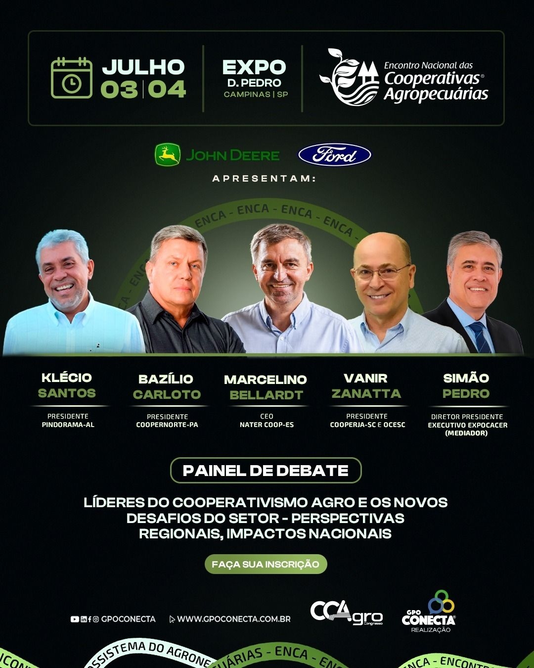 Pindorama participa do 11º Encontro Nacional das Cooperativas Agropecuárias em Campinas-SP. Reprodução: redação
